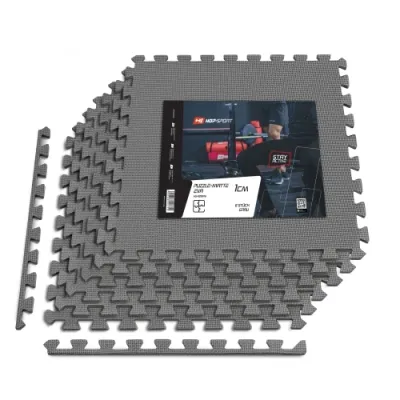 Мат-пазл товщиною 1 см - 6 частин Hop-Sport A010 сірий - 1 - Robinzon.ua