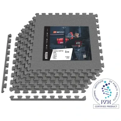 Мат-пазл товщиною 1 см - 6 частин Hop-Sport A010 сірий - 5 - Robinzon.ua