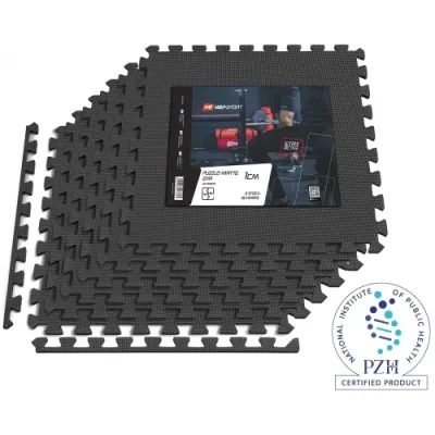 Мат-пазл товщиною 1 см - 6 частин Hop-Sport A010 чорний - 2 - Robinzon.ua