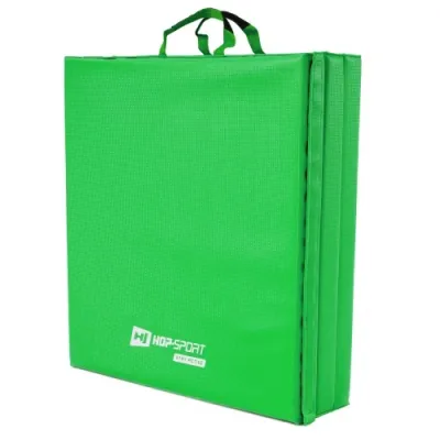 Мат гімнастичний 5 см м'який із липучкою Hop-Sport 065FM зелений - 3 - Robinzon.ua