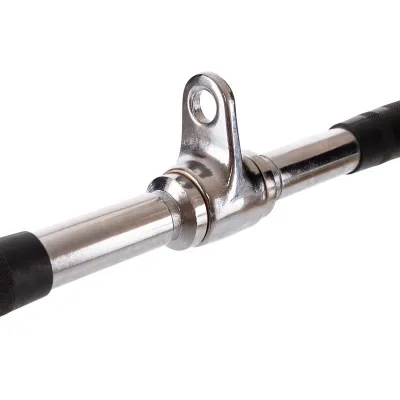 Рукоятка для тяги на трицепс и бицепс прямая обрезиненная 40 см TA-5703 хром - 2 Рукоятка для тяги на трицепс и бицепс прямая обрезиненная 40 см TA-5703 хром - 2 - Robinzon.ua