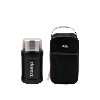 Термос TRAMP з широким горлом 800 мл у чохлі UTRC-132-black - 1 Термос TRAMP з широким горлом 800 мл у чохлі UTRC-132-black - 1 - Robinzon.ua
