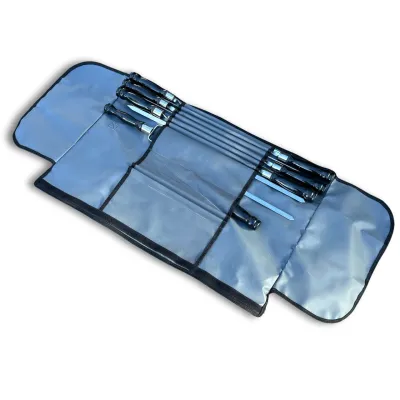 Набір шампурів Арго 6/1/1 чорна ручка в сірому чохлі - 2 Набір шампурів Арго 6/1/1 чорна ручка в сірому чохлі - 2 - Robinzon.ua