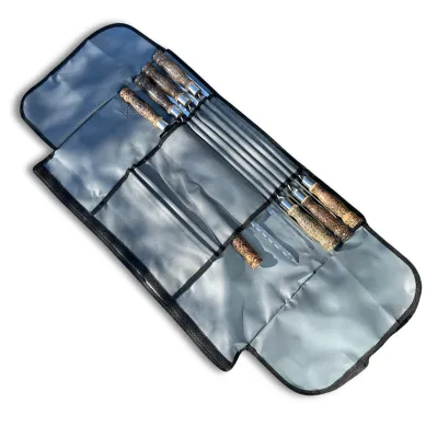 Набір шампурів Арго 6/1/1 мармурова ручка в сірому чохлі - 2 Набір шампурів Арго 6/1/1 мармурова ручка в сірому чохлі - 2 - Robinzon.ua