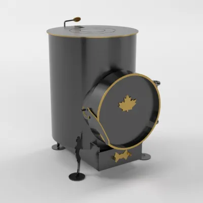 Буржуйка «Canada» 75 м3 із зольником - 1 - Robinzon.ua