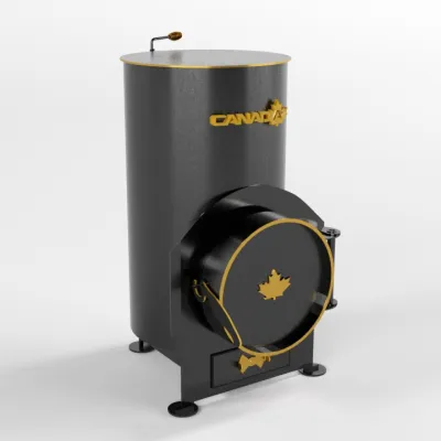 Буржуйка «Canada» 85 м3 із зольником - 1 - Robinzon.ua