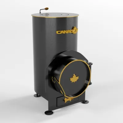 Буржуйка «Canada» 85 м3 із зольником LUX - 1 - Robinzon.ua