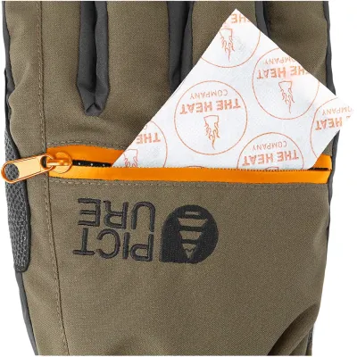 Picture Organic перчатки Kincaid dark army green 8 - 3 - Robinzon.ua