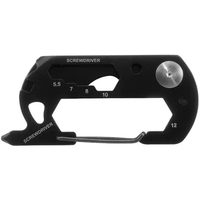 Munkees 2534 брелок-мультиінструмент 13-function Card Tool black - 1 - Robinzon.ua