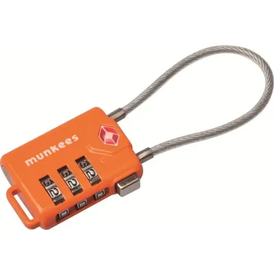 Munkees 3609 брелок-замок TSA Cable Combi Lock orange - 1 Munkees 3609 брелок-замок TSA Cable Combi Lock orange - 1 - Robinzon.ua