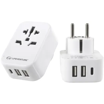 Lifeventure адаптер European Travel Adaptor USB - 5 - Robinzon.ua