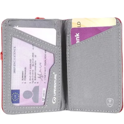 Lifeventure кошелек Recycled RFID Card Wallet raspberry - 3 Lifeventure кошелек Recycled RFID Card Wallet raspberry - 3 - Robinzon.ua