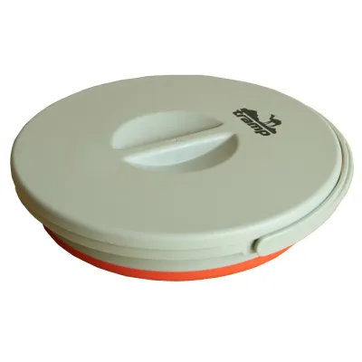 Відро TRAMP складане силіконове з кришкою 5л терракотове TRC-127 - 1 - Robinzon.ua