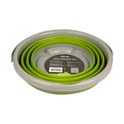 Відро TRAMP складане силіконове 10л UTRC-091, Помаранчевий - 2 - Robinzon.ua