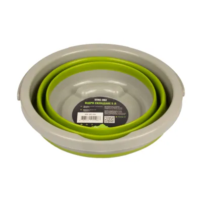 Відро TRAMP складане силіконове 5л UTRC-092, Помаранчевий - 2 - Robinzon.ua