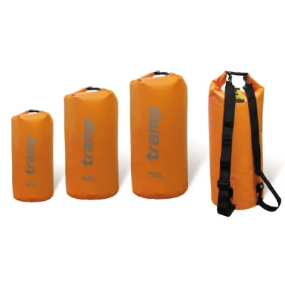 Гермомішок Tramp PVC 50 л (помаранчевий) TRA-068-orange - 2 - Robinzon.ua