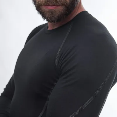 Термофутболка чоловіча Sensor Merino Active LS black 11109033, SM11MA-black-L - 5 - Robinzon.ua