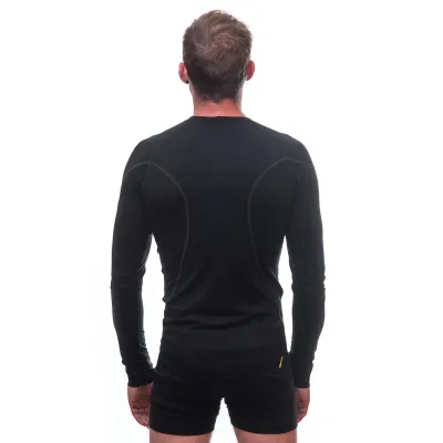 Термофутболка чоловіча Sensor Merino Active LS black 11109033, SM11MA-black-M - 4 - Robinzon.ua
