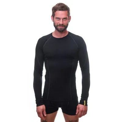 Термофутболка чоловіча Sensor Merino Active LS black 11109033, SM11MA-black-S - 3 - Robinzon.ua