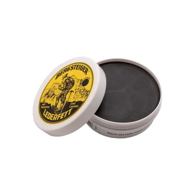 Водоотталкивающее пропитка для обуви HeySport Bergsteiger-Leather-Grease черная 150 мл. - 1 - Robinzon.ua