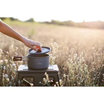 Казанок Племя Горшок 1,9 л Alu алюминиевый T-FH-0014-grey. - 1 - Robinzon.ua