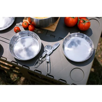 Набір столових приборів Tribe Compact Set сталевий T-FC-0021-metal - 5 - Robinzon.ua