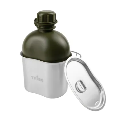 Фляга Tribe Canteen пластиковая T-FE-0022-оливковая. - 5 - Robinzon.ua