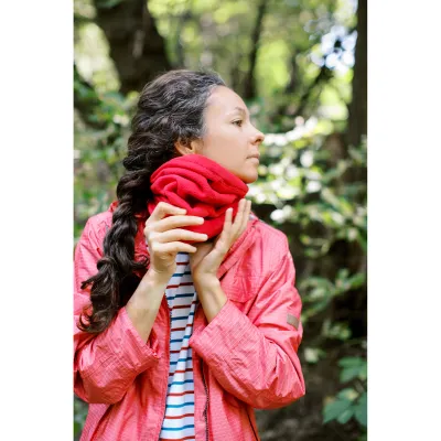 Флисовая повязка Tribe Neck Warmer T-KF-0019 OS, красная. - 2 - Robinzon.ua