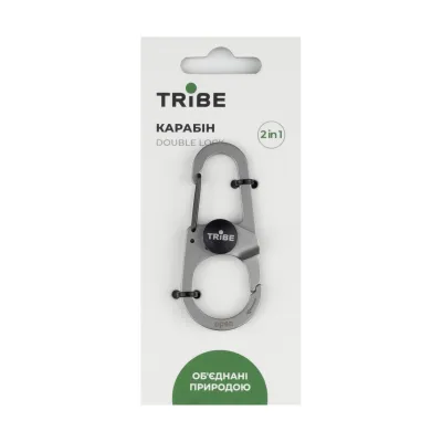 Карабін Tribe Double Lock T-LB-0006-metal - 1 - Robinzon.ua
