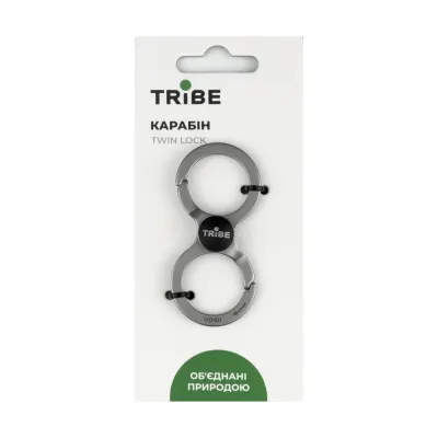 Карабін Tribe Twin Lock T-LB-0007-metal - 1 - Robinzon.ua