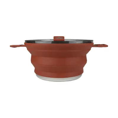 Каструля Tribe Collapsible Pot 2,5 л силіконова T-FF-0025, brown - 2 - Robinzon.ua
