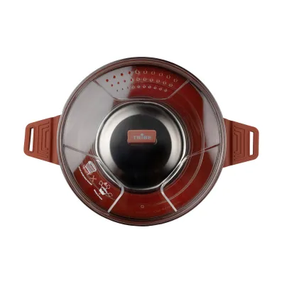 Каструля Tribe Collapsible Pot 2,5 л силіконова T-FF-0025, brown - 4 - Robinzon.ua