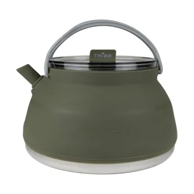Чайник Tribe Collapsible Kettle 1,5 л силіконовий T-FF-0026, olive - 1 Чайник Tribe Collapsible Kettle 1,5 л силіконовий T-FF-0026, olive - 1 - Robinzon.ua