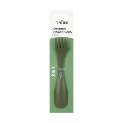 Ловилка Tribe Spork пластикова T-FC-0031, olive - 3 - Robinzon.ua