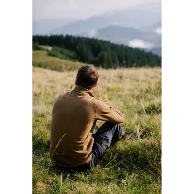 Кофта флисовая Tribe Fleece Jacket Full Zip T-KJ-0011-санд, 52. - 3 - Robinzon.ua