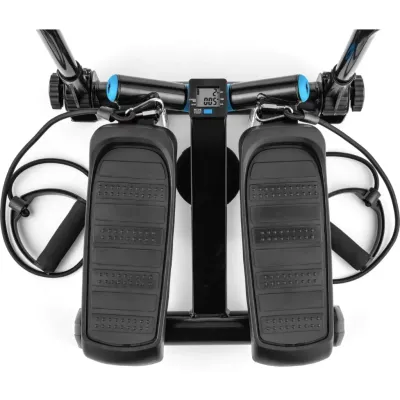 Степпер с рукоятками и экспандерами Gymtek XST700 синий - 4 - Robinzon.ua