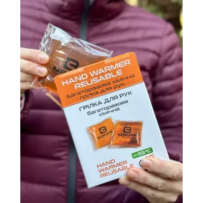 Багаторазова хімічна грілка для рук BaseCamp Reusable Hand Warmer (BCP 80600) - 5 - Robinzon.ua