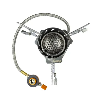 Пальник газовий зі шлангом та подвійним вбудованим вітрозахистом Tramp UTRG-047 - 1 - Robinzon.ua