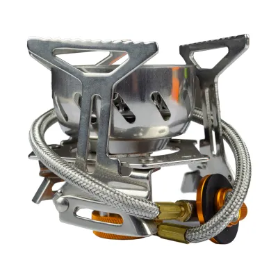 Пальник газовий зі шлангом та подвійним вбудованим вітрозахистом Tramp UTRG-047 - 2 - Robinzon.ua