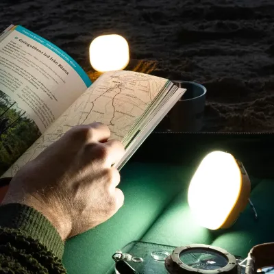 Фонарь кемпинговый Silva Glow Recharge, 350 люмен, Blue (SLV 38507) - 8 - Robinzon.ua