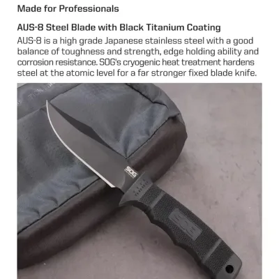 Ніж SOG SEAL Pup Elite Mini (SOG E37M-BX) - 4 Ніж SOG SEAL Pup Elite Mini (SOG E37M-BX) - 4 - Robinzon.ua