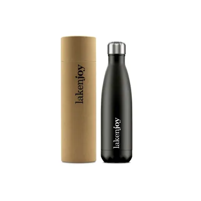 Термопляшка LAKEN LakenJoy Thermo Bottle 0,5L Чорний - 1 - Robinzon.ua