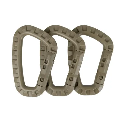 Набір карабінів пластикових Tramp 3 шт coyote UTRA-304 - 1 - Robinzon.ua