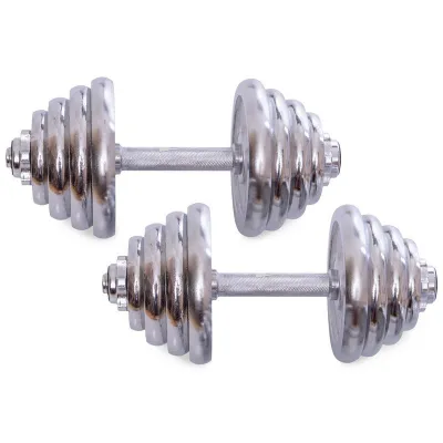 Гантели разборные хромированные 2 по 15 кг SP-Sport-80002-30 - 3 - Robinzon.ua