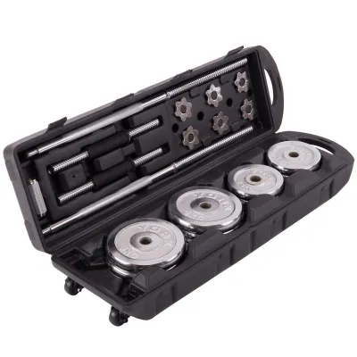 Комплект штанга и гантели на 50 кг YORK 1437-50CH - 2 - Robinzon.ua