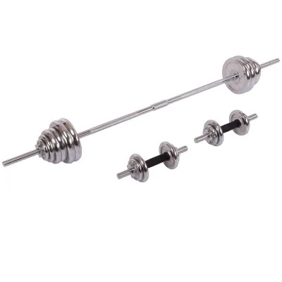 Комплект штанга и гантели на 50 кг YORK 1437-50CH - 3 - Robinzon.ua