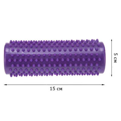 Массажный цилиндр EasyFit Spindle с шипами фиолетовый - 1 Массажный цилиндр EasyFit Spindle с шипами фиолетовый - 1 - Robinzon.ua