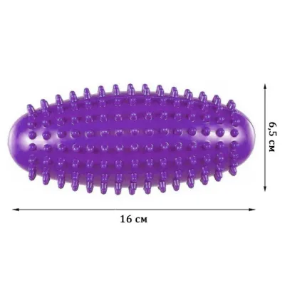 Массажный ролик Almond EasyFit овальный з шипами фиолетовый - 1 Массажный ролик Almond EasyFit овальный з шипами фиолетовый - 1 - Robinzon.ua