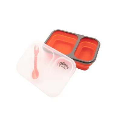 Контейнер силиконовый на 2 отсека Tramp (900ml) с ложкой-вилкой - 3 - Robinzon.ua