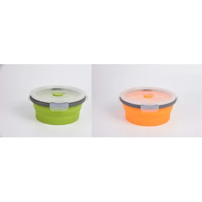 Контейнер складаний з кришкою-кліпсою Tramp (550ml) orange TRC-088-orange - 2 - Robinzon.ua